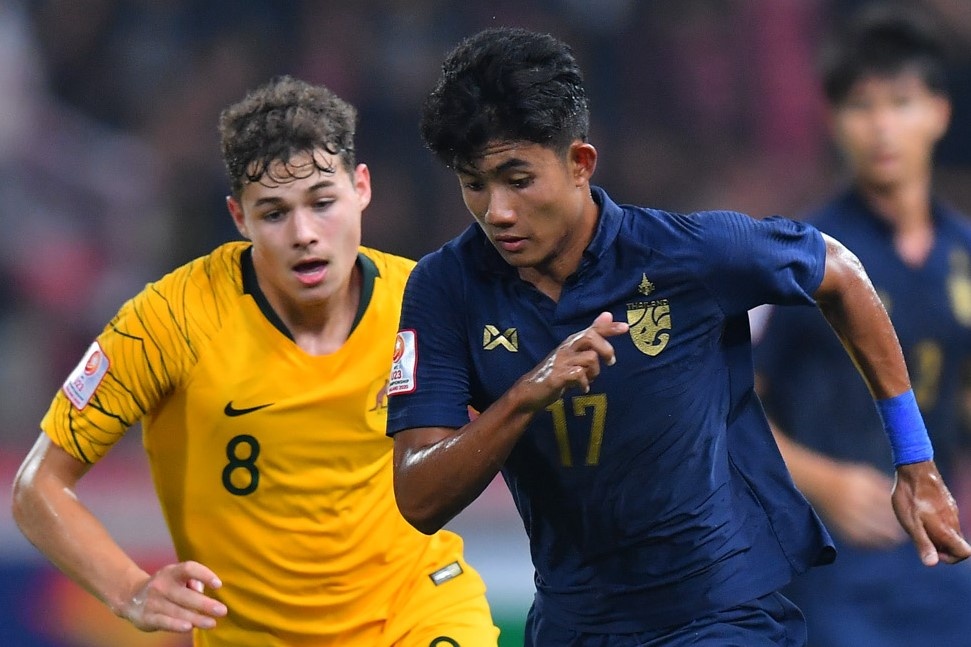 Tran Thai Lan thua nguoc Australia lap ky luc tai giai U23 chau A hinh anh