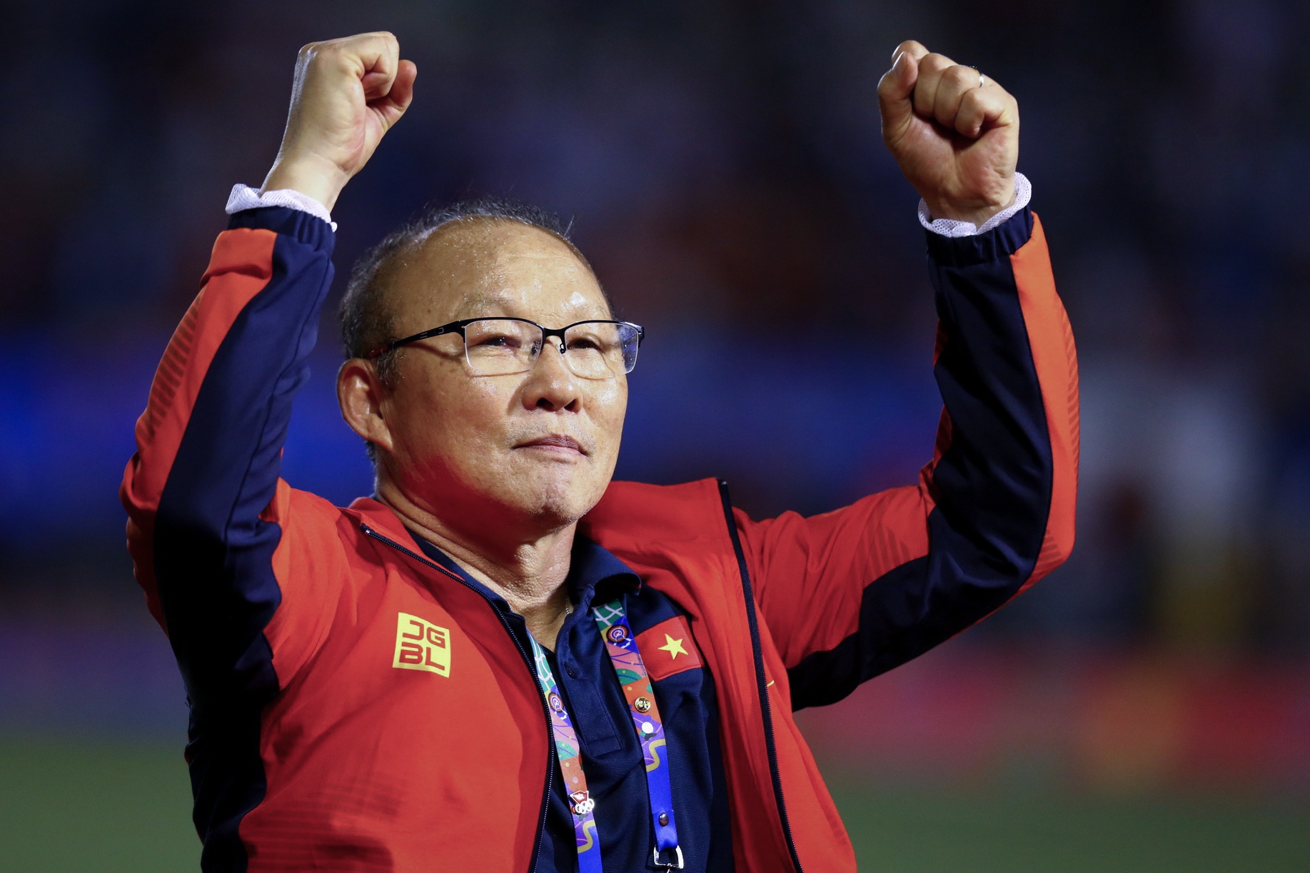 HLV Park Hang-seo va U22 Viet Nam ve nhat tai Cup chien thang hinh anh