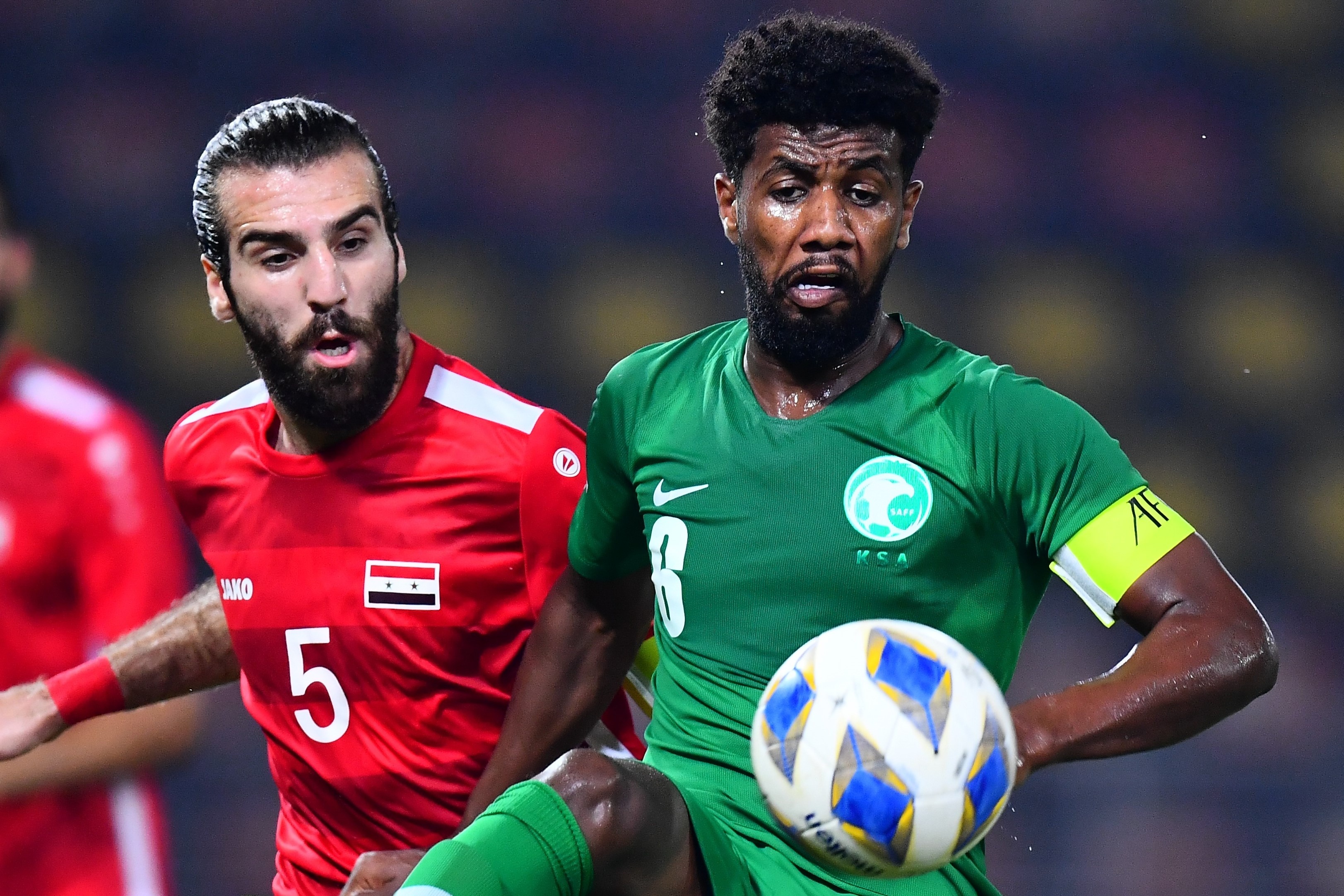 U23 Saudi Arabia va Syria dat tay nhau vao tu ket hinh anh