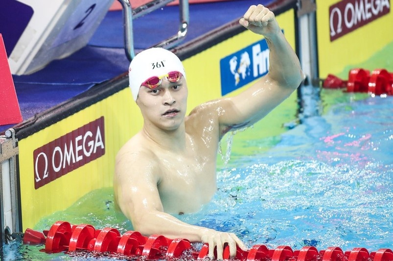 Sun Yang gianh HCV 400 m tu do tai giai the gioi hinh anh