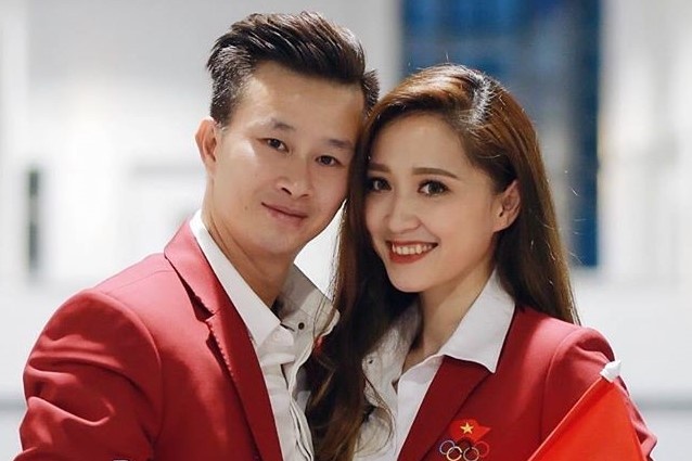 Chuyen tinh dep nhu mo cua cap doi vang the thao Viet Nam hinh anh