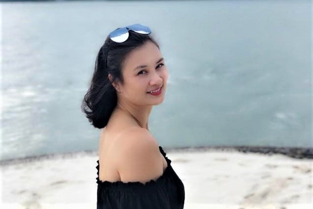 Ve dep cua cuu hoa khoi bong chuyen Kim Hue hinh anh