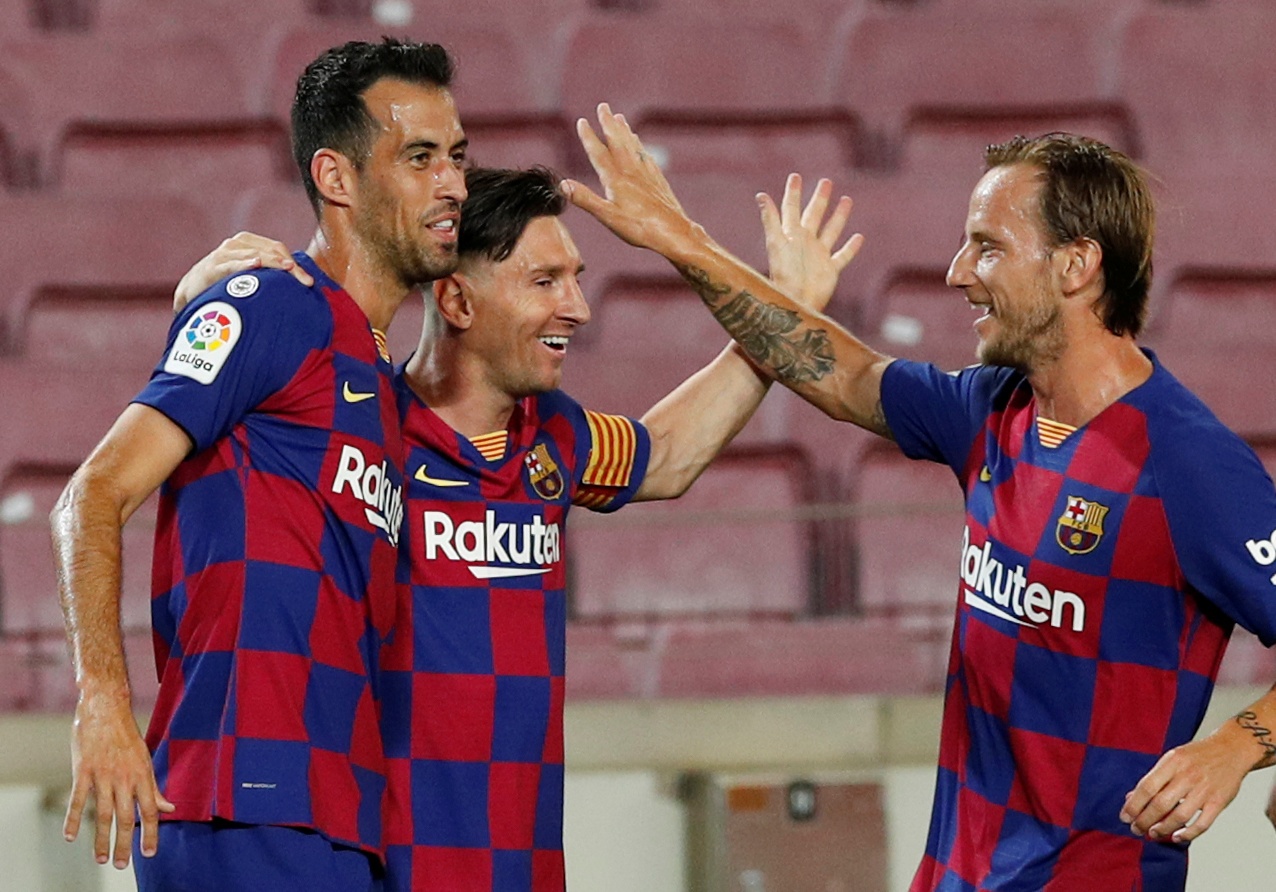 Barca vs Atletico Madrid anh 1