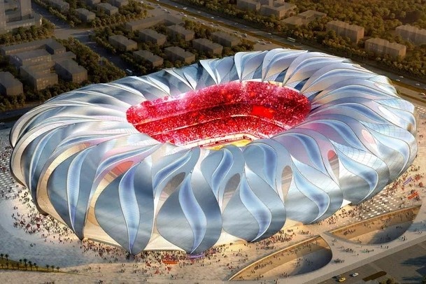 Ong chu doi bong Trung Quoc xay them 2 san 80.000 cho ngoi hinh anh