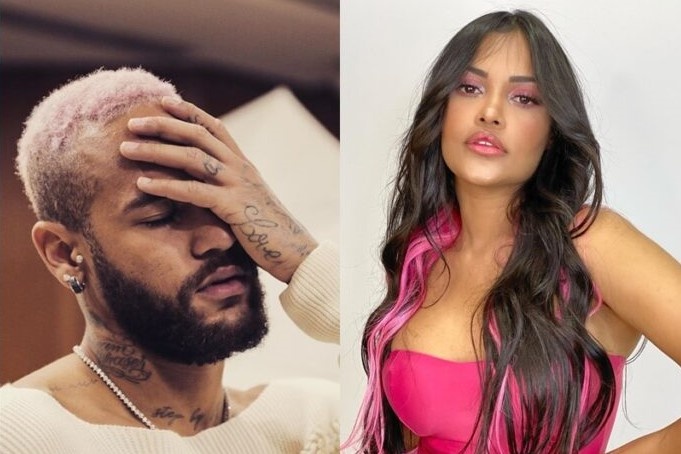 Neymar bi to vung trom voi nu ca si hinh anh