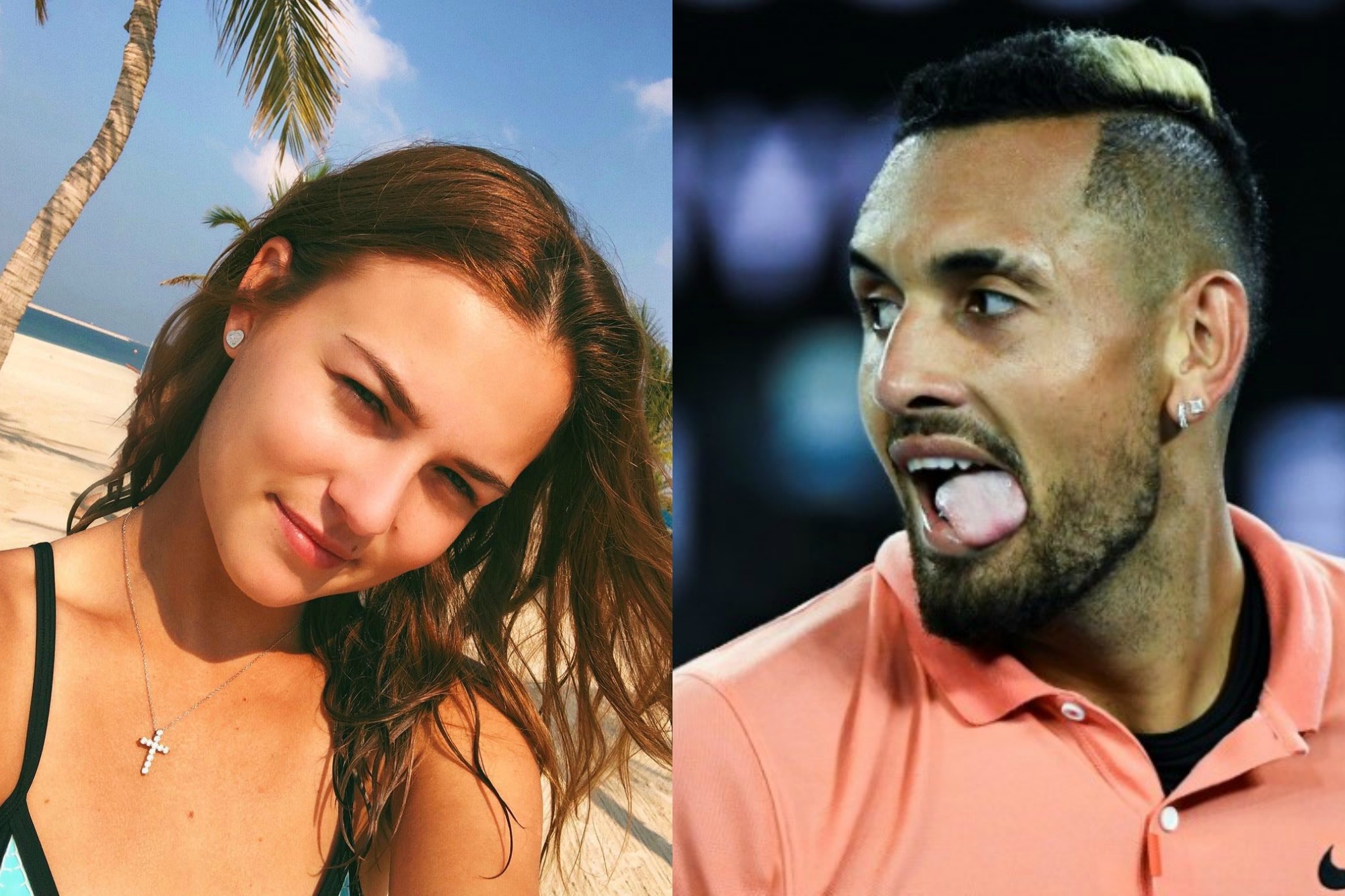 Nguoi dep quan vot chia tay Nick Kyrgios hinh anh