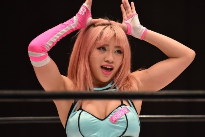 Tran dau gianh chuc vo dich cua nu do vat Nhat Ban hinh anh