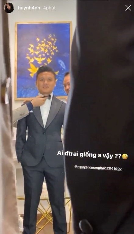 Ban gai moi khen Quang Hai anh 1