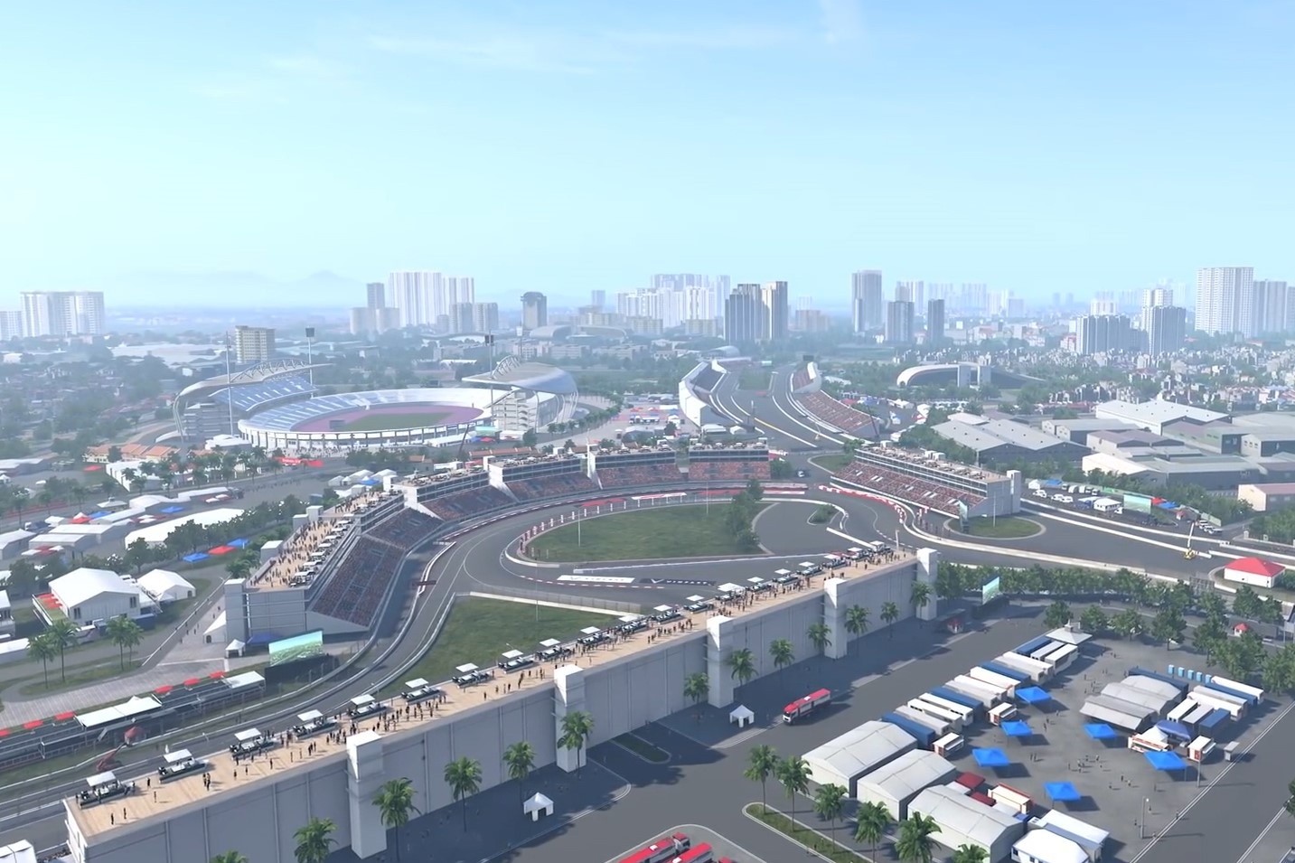 Trai nghiem duong dua Ha Noi tuyet dep trong game F1 2020 hinh anh