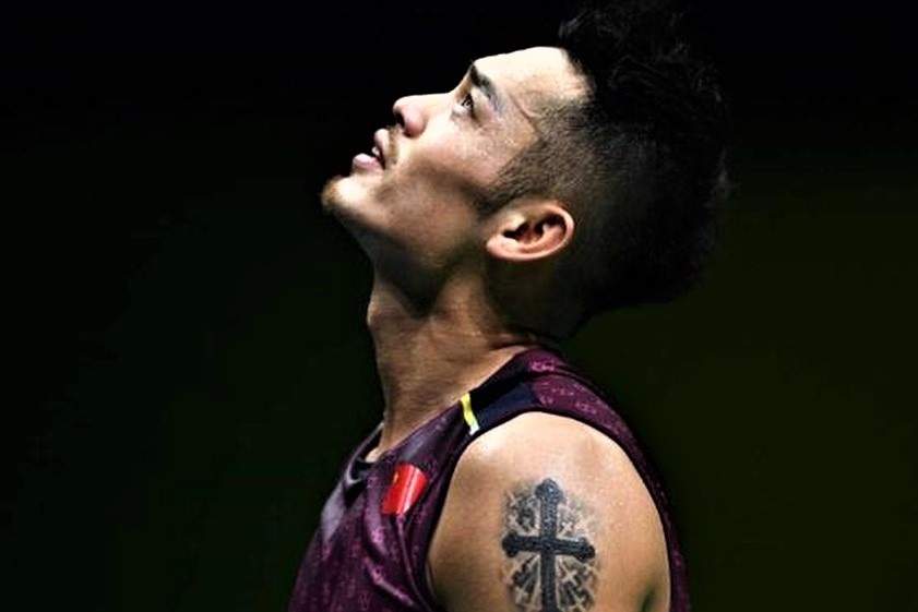 Huyen thoai cau long Lin Dan giai nghe hinh anh