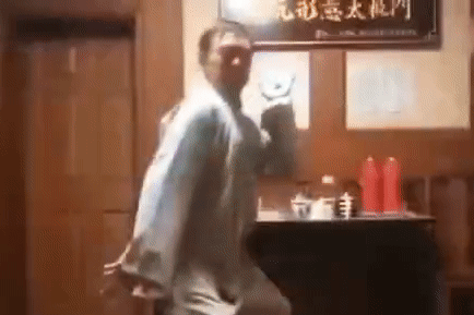 Dan mang che nhao bai luyen cong cua vo su Thai Cuc hinh anh