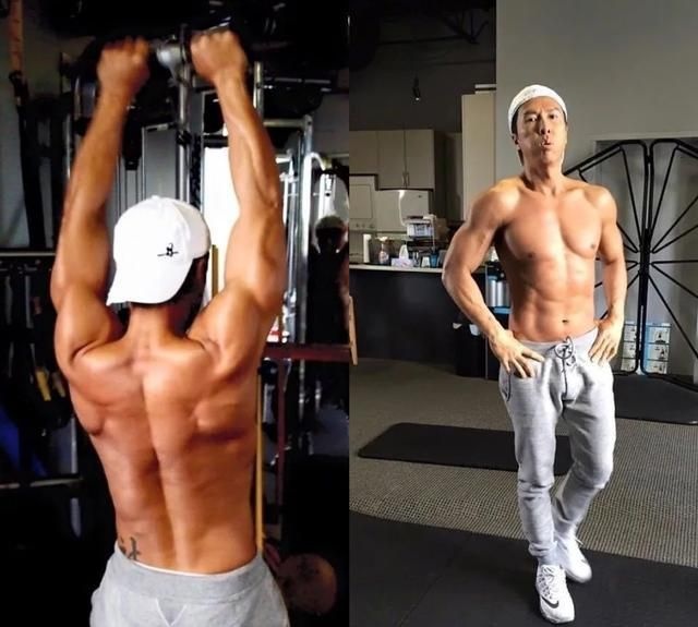 Chan Tu Dan khoe co bap anh 1