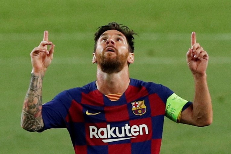 Messi bo xa Ronaldo khi giup Barca vao tu ket Champions League hinh anh