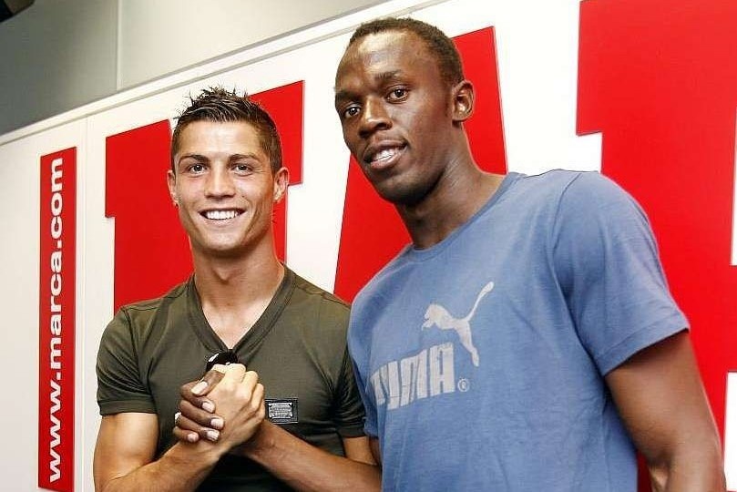 Usain Bolt: 'Ronaldo chay nhanh hon toi bay gio' hinh anh