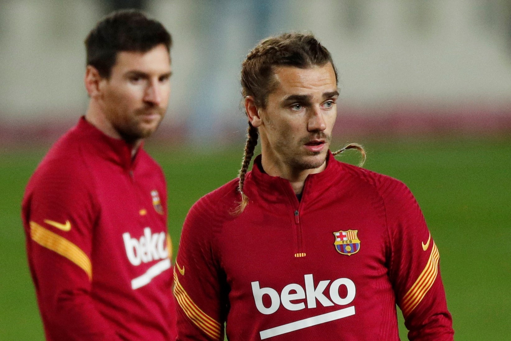 Griezmann gay chu y voi mai toc tet bim hinh anh