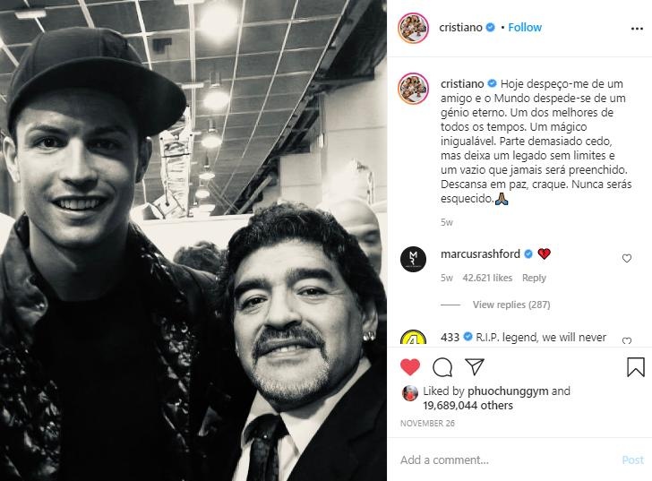 Ronaldo tri an Maradona anh 1
