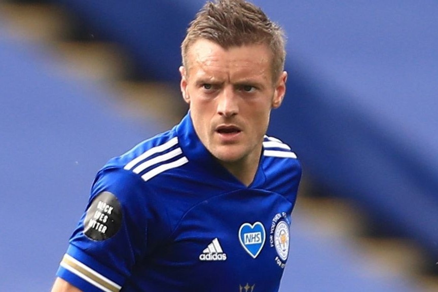 Vardy chan thuong hinh anh