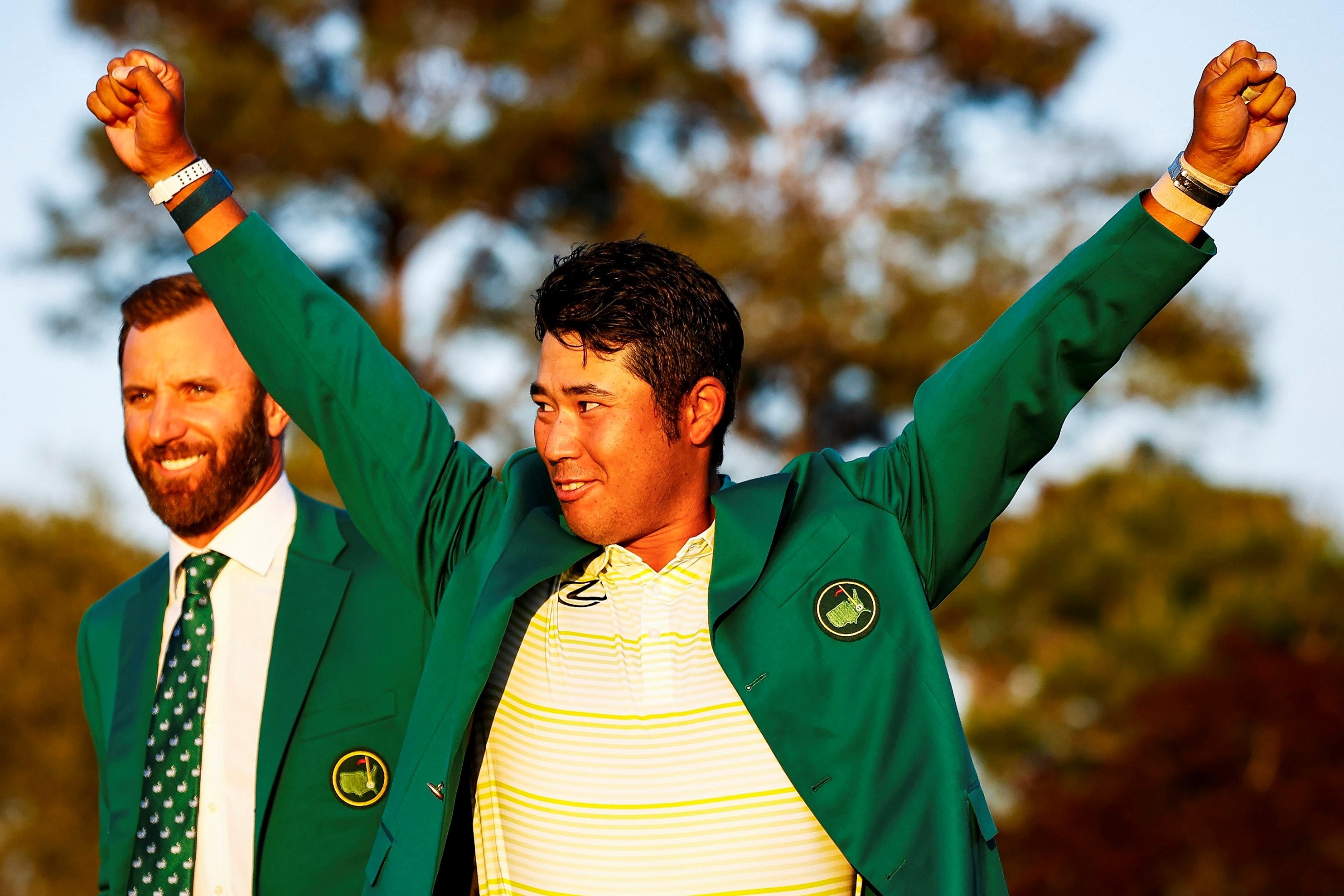 Golfer Nhat Ban dau tien vo dich The Masters hinh anh