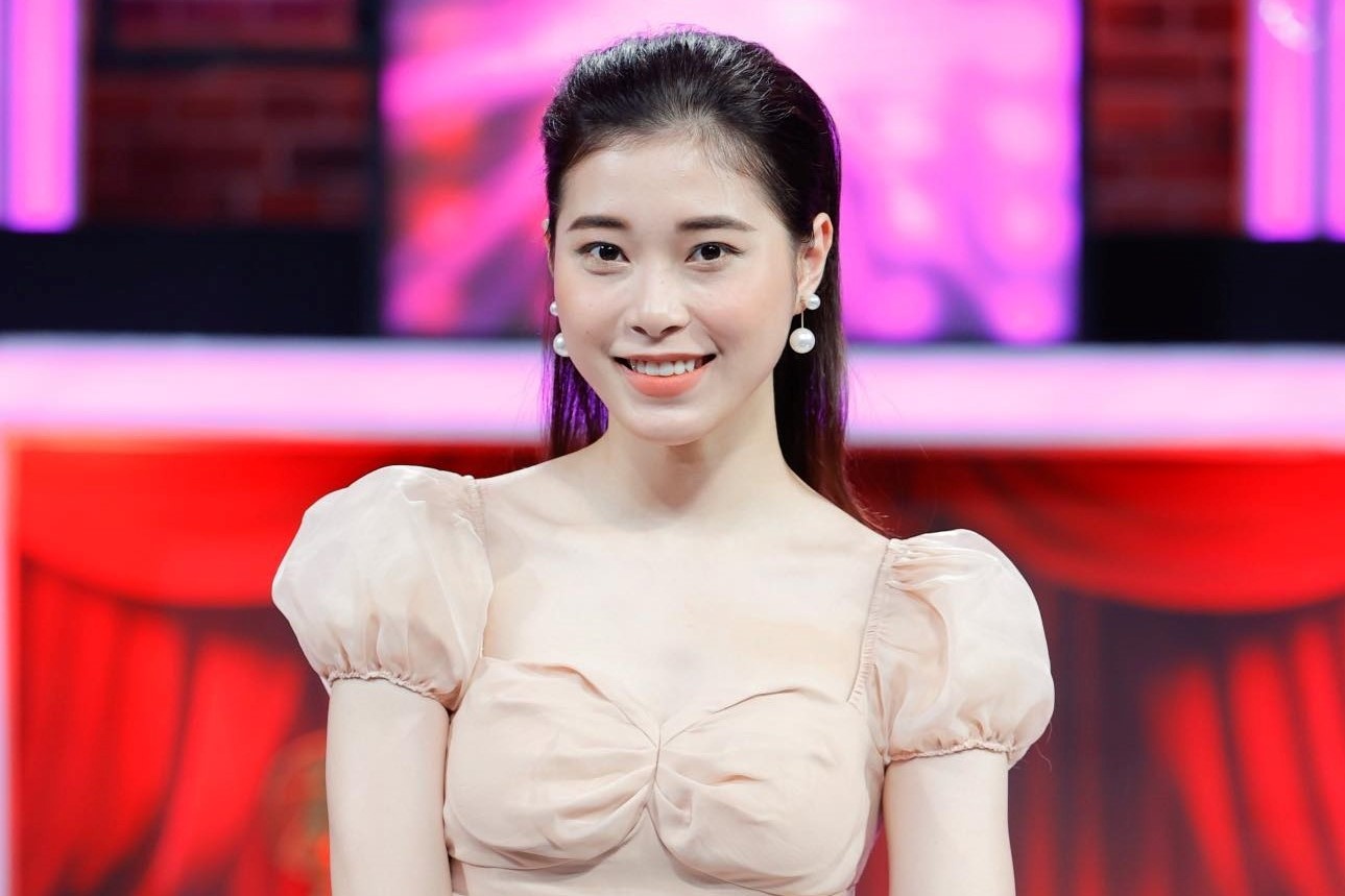 Thu Huyen rang ngoi khi du gameshow hinh anh
