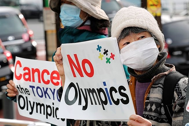 Hon 200.000 nguoi ky don phan doi to chuc Olympic Tokyo hinh anh