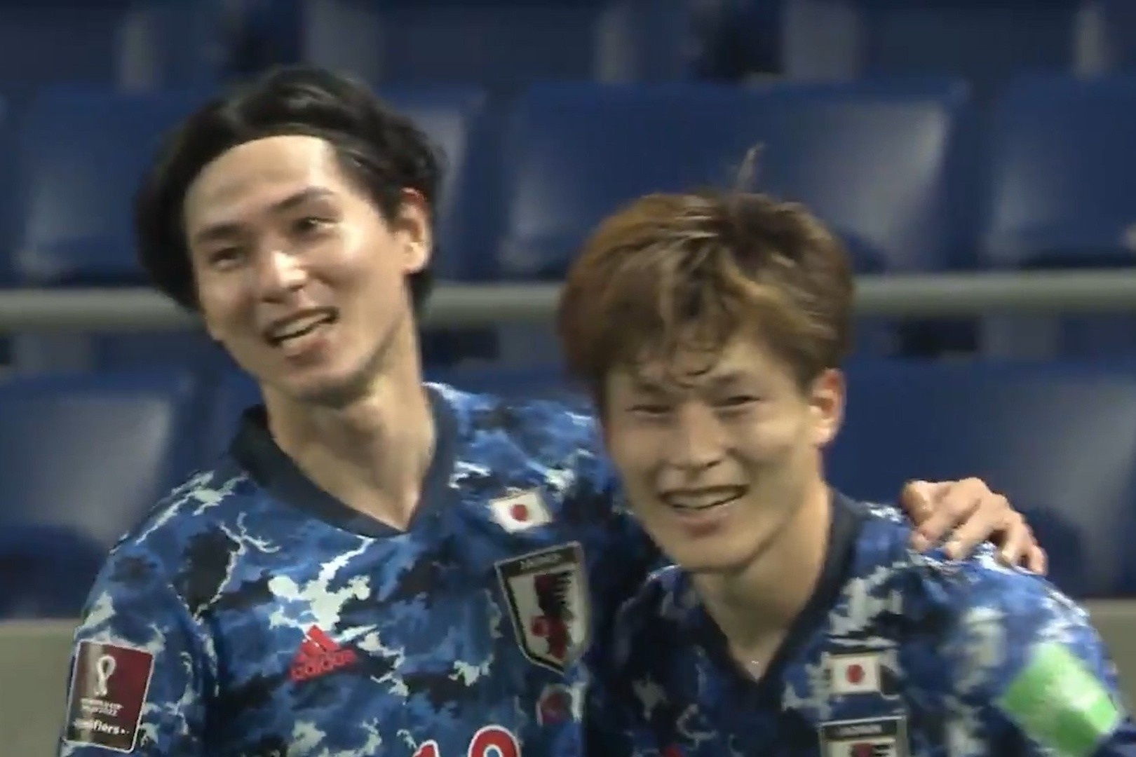 Highlights Nhat Ban 4-1 Tajikistan: Minamino lap cong hinh anh