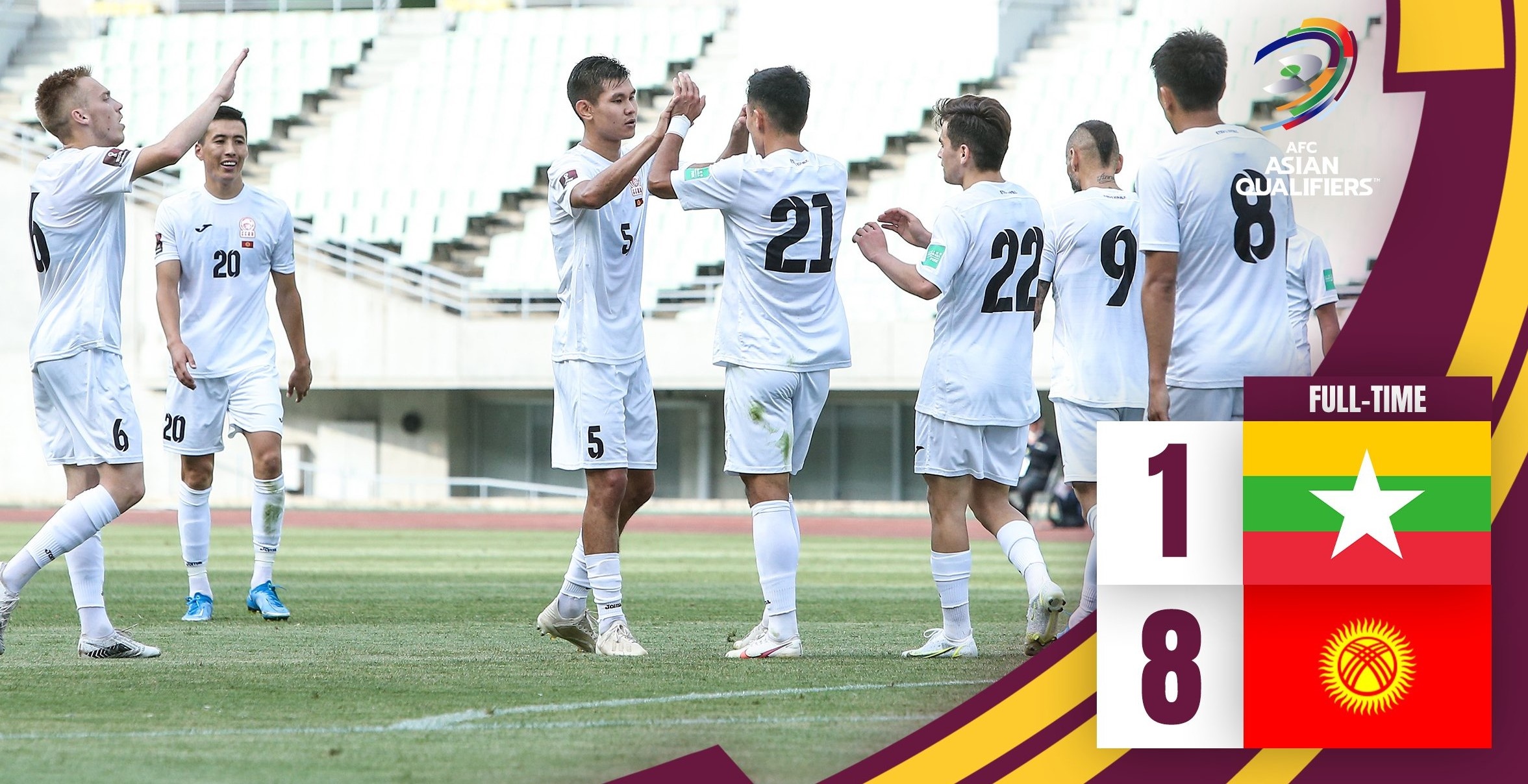 Myanmar thua 1-8 anh 1