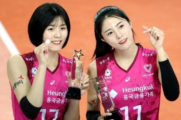 Nu than bong chuyen Han Quoc tro lai thi dau anh 1