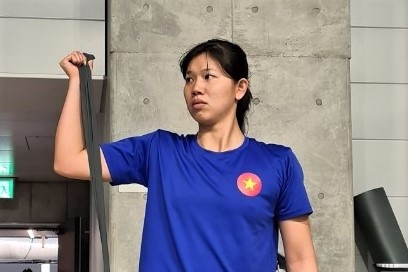 Ngay dau tap luyen cua VDV Viet Nam tai Olympic Tokyo hinh anh