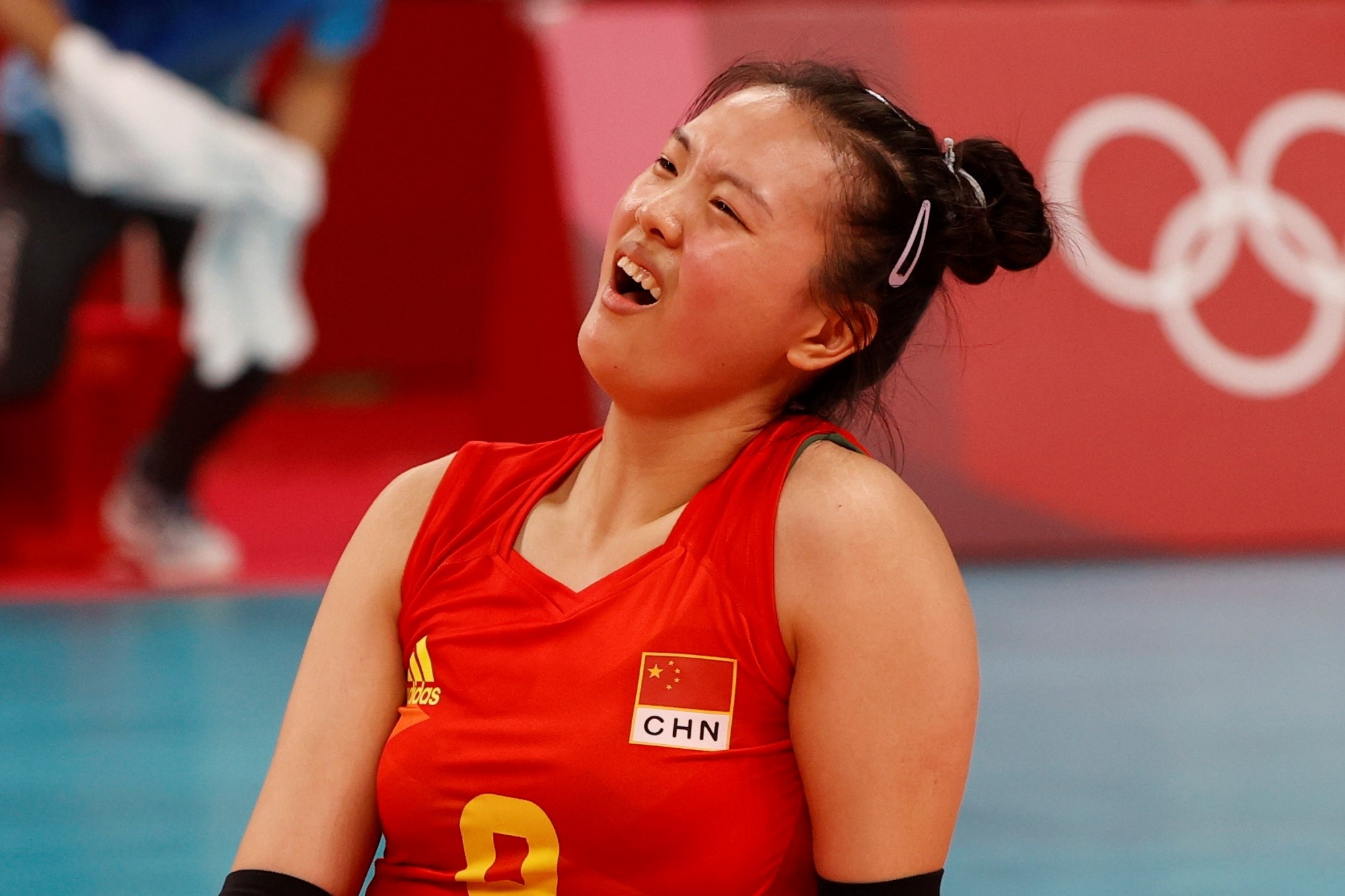 Bong chuyen nu Trung Quoc lan dau bi loai o vong bang Olympic hinh anh