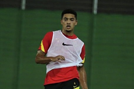 Tuyen Trung Quoc tap buoi dau tien truoc tran gap Viet Nam hinh anh