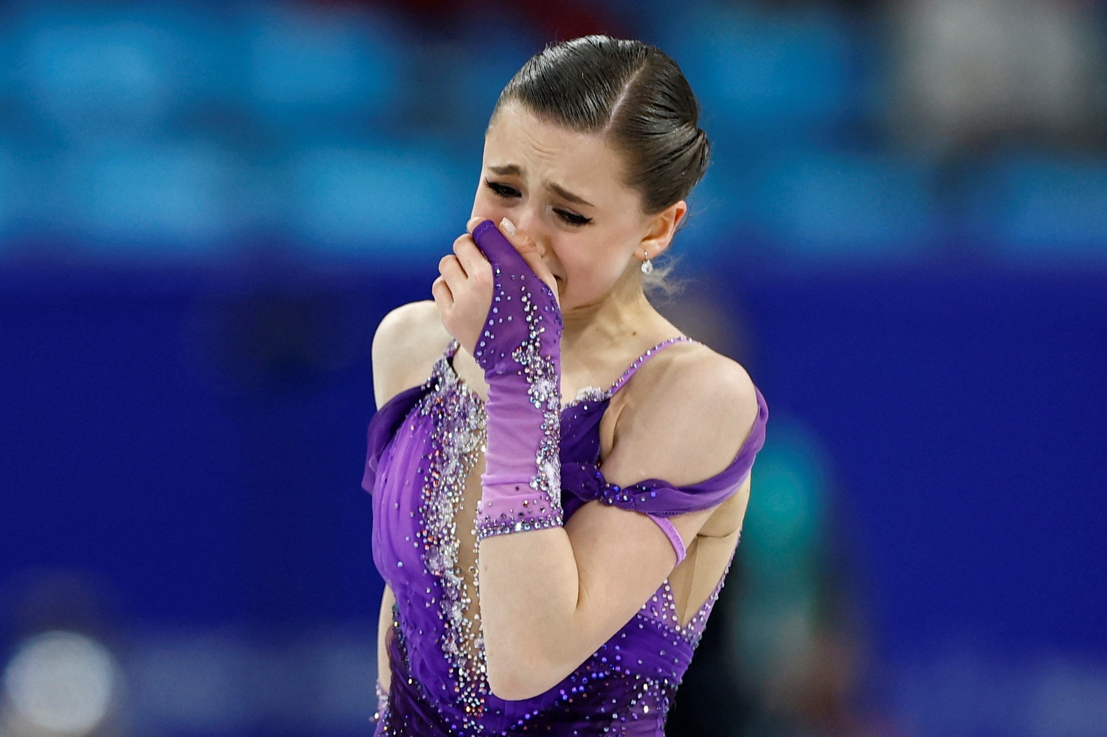 Nha vo dich Olympic khoc khi duoc tiep tuc thi dau hinh anh