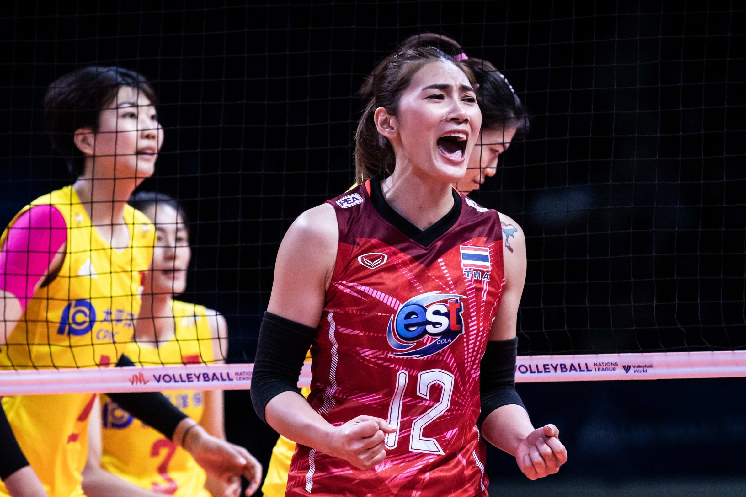 Bong chuyen nu Thai Lan ha Trung Quoc tai giai the gioi hinh anh