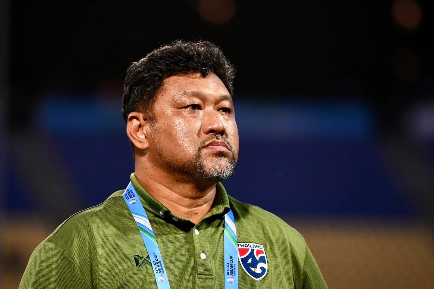HLV U23 Thai Lan hai long ve doi du bi loai som hinh anh