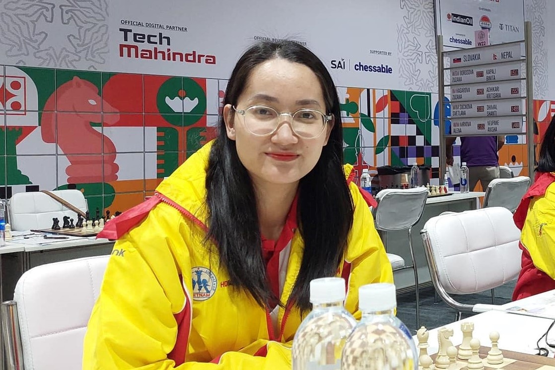 Co vua nu Viet Nam ap sat nhom dau Olympiad hinh anh