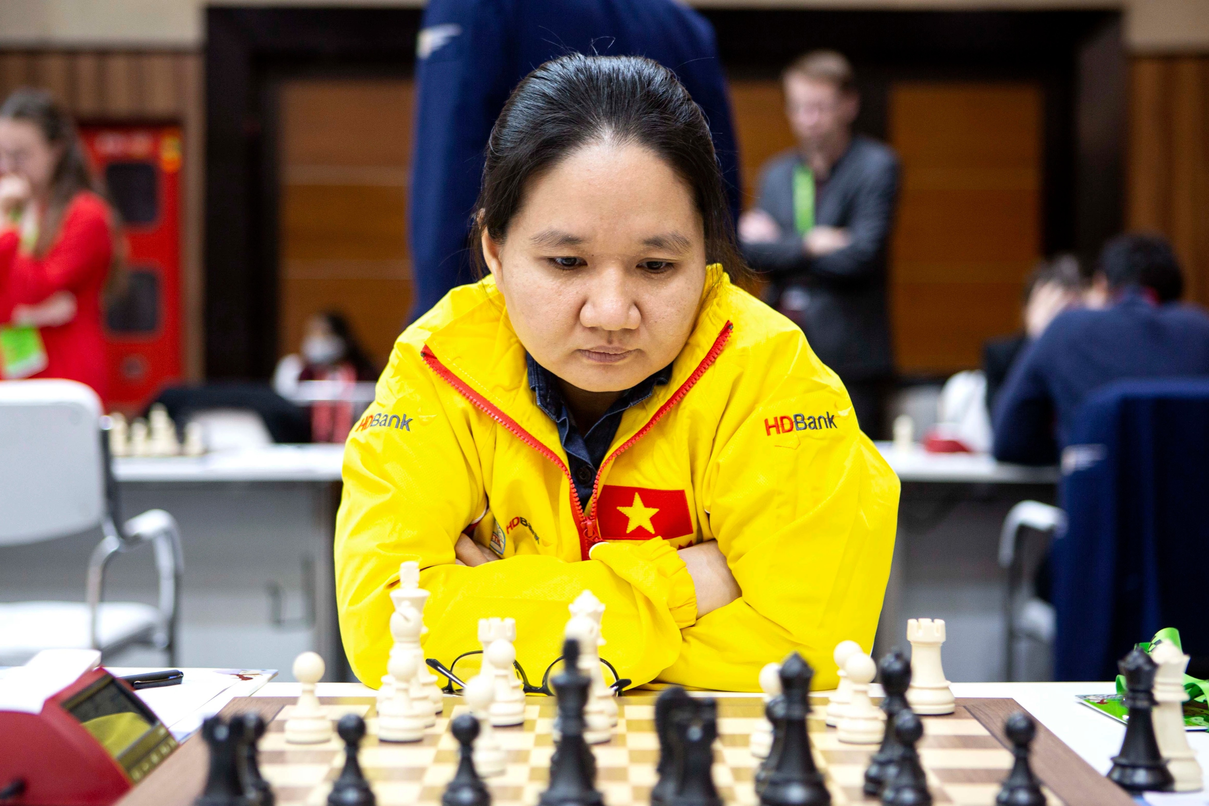 Co vua nu Viet Nam xep hang thap nhat lich su du Olympiad hinh anh