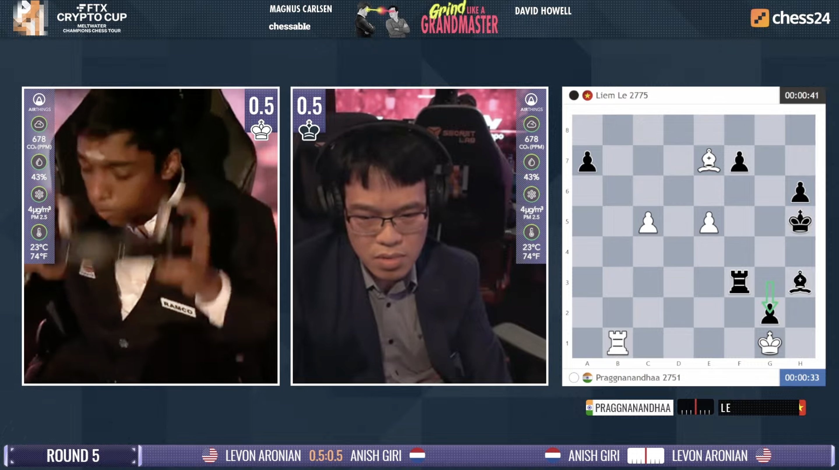 Le Quang Liem thang Praggnanandhaa anh 1