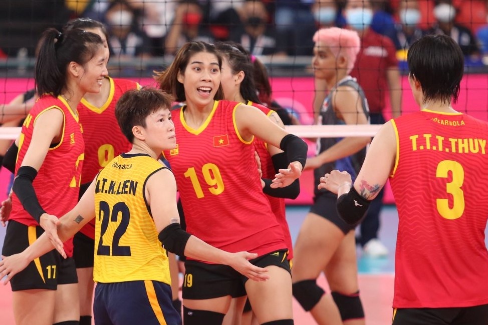 Tuyen bong chuyen nu Viet Nam khoi dau thuan loi tai giai chau A hinh anh