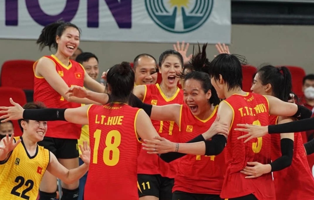 Bong chuyen nu Viet Nam tai lap chien tich vao ban ket chau A hinh anh