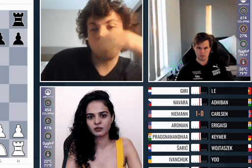 Phan ung cua BLV khi Vua co Carlsen nhan thua ngay nuoc di dau tien hinh anh