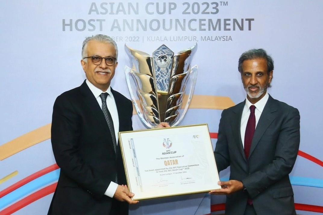 Qatar dang cai Asian Cup 2023 hinh anh