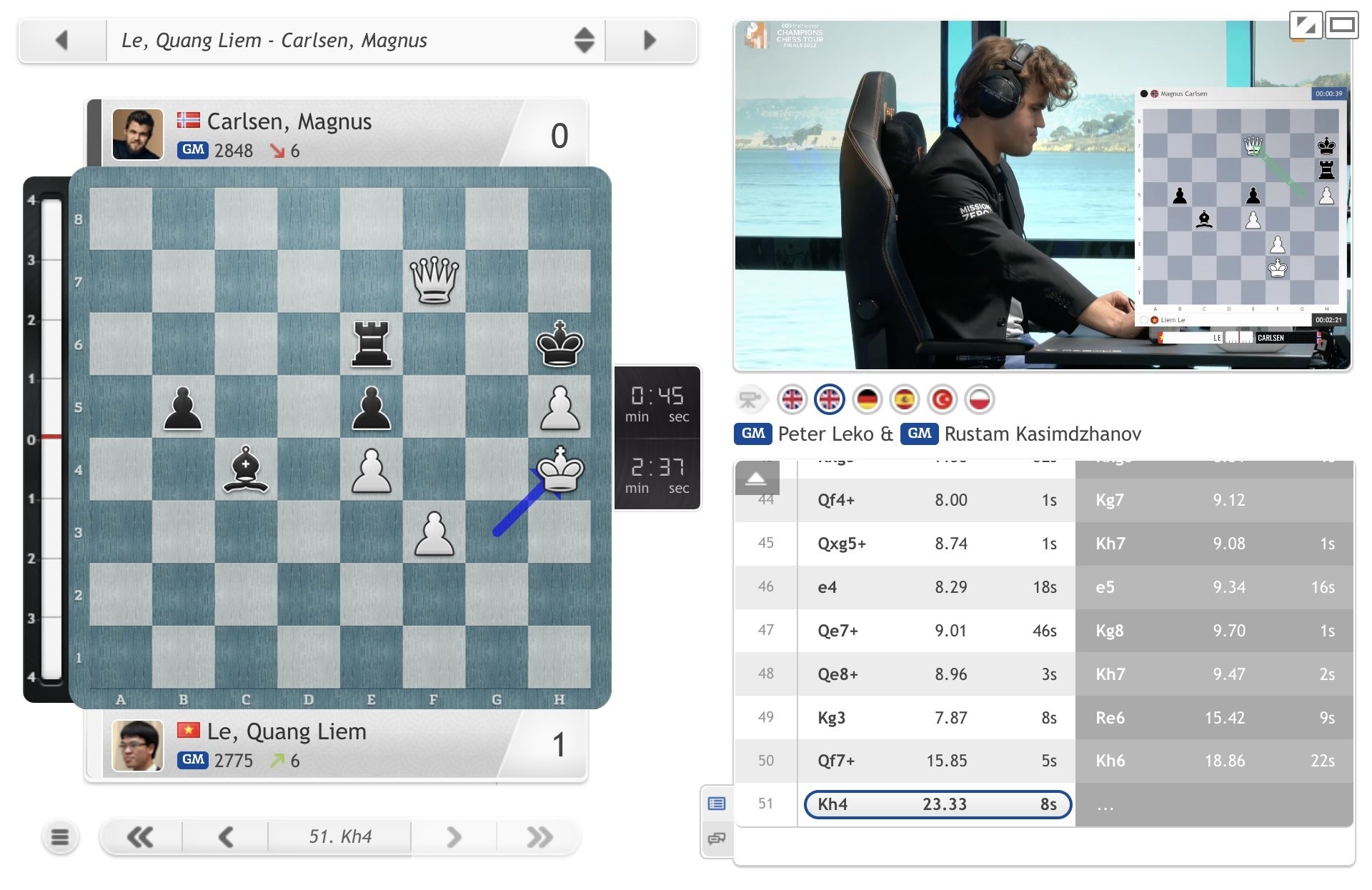 Quang Liem Vua co Carlsen anh 1