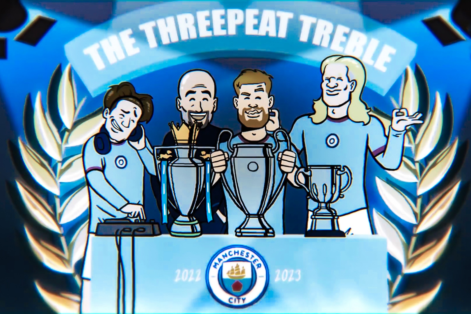 Man City 2022/23 va nhung doi hinh huyen thoai cua bong da Anh hinh anh