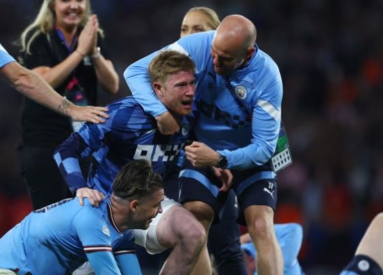 Cam xuc De Bruyne o lan thu hai bo do chung ket Champions League hinh anh