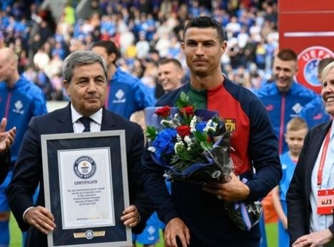 Ronaldo lap ky luc Guinness hinh anh