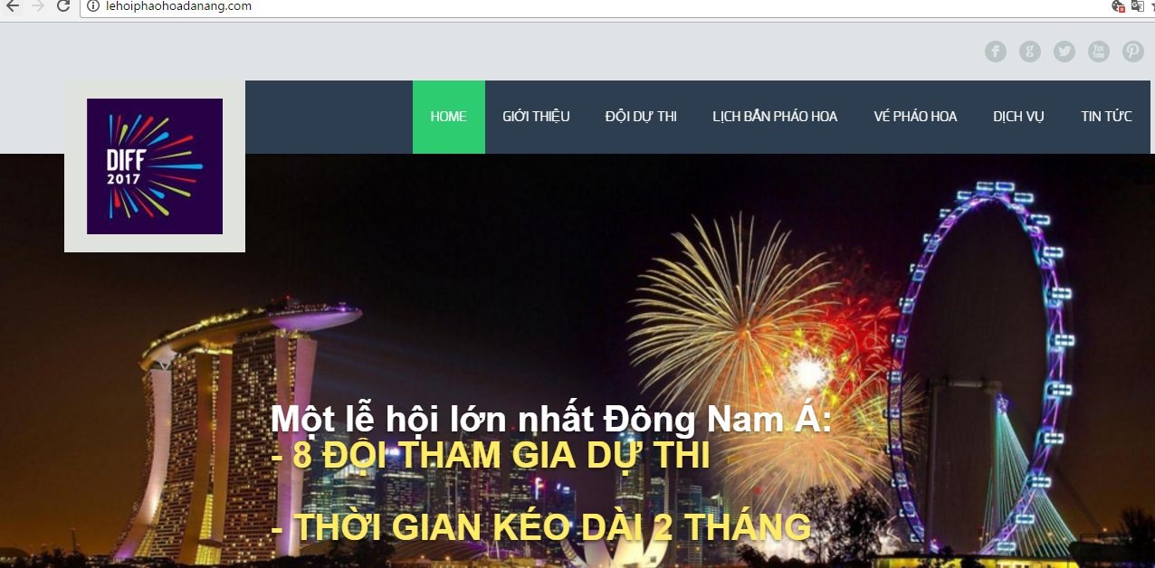 Chan trang web gia mao Ban to chuc le hoi phao hoa quoc te Da Nang hinh anh
