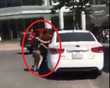 Xuat hien clip cuop xe o to giua ban ngay tai da nang anh 2