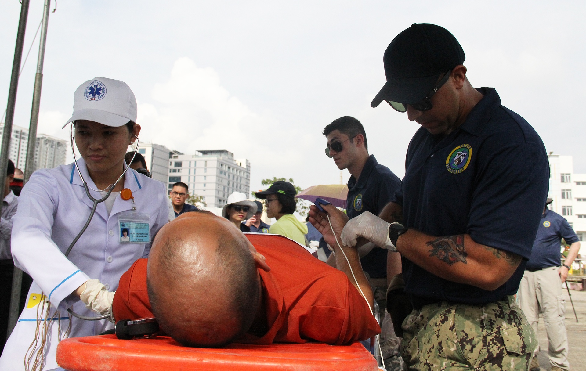 Dien tap su co tran dau tai Da Nang anh 7