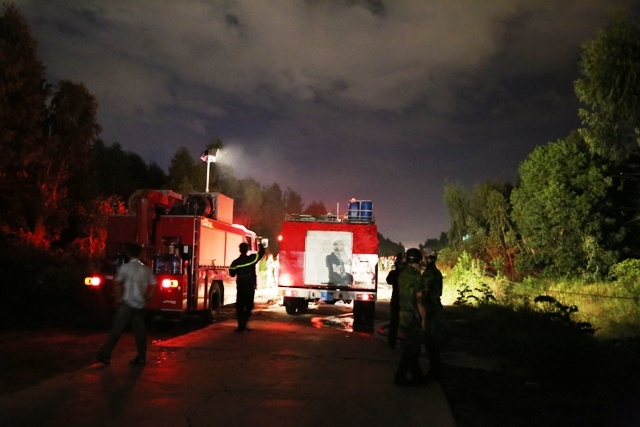 Chay rung thong gan san bay Da Nang hinh anh