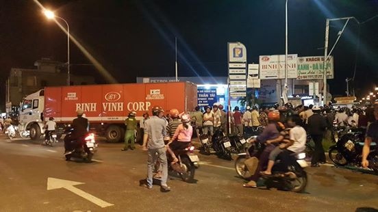 Camera ghi lai hinh anh chiec xe tai can nu sinh lop 9 tu vong hinh anh