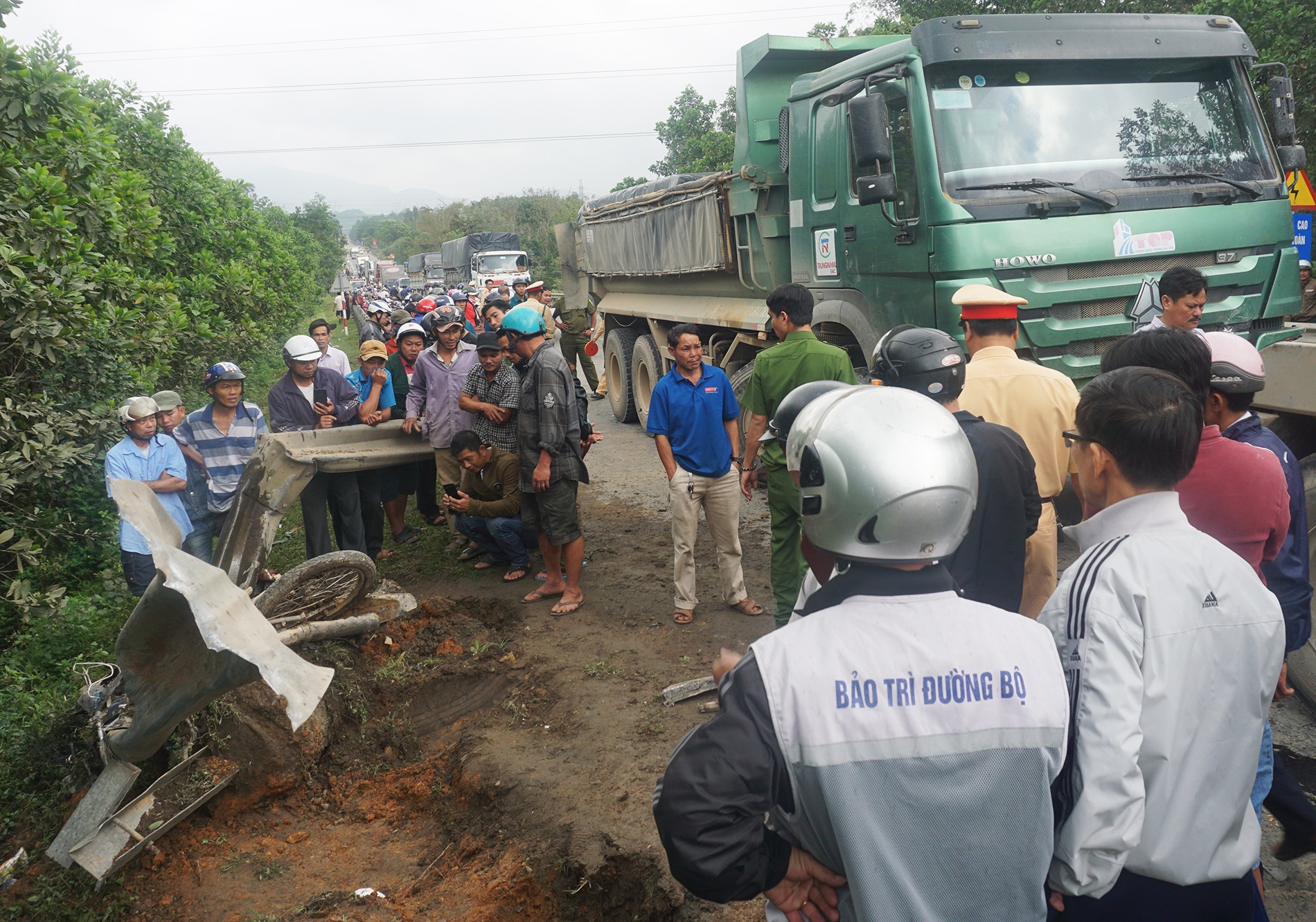 Tai nan xe tai o Da Nang khien nguoi dan ong tu vong anh 1